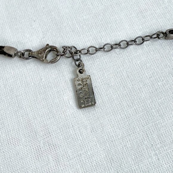 Baroni Designs Sterling Silver 925 Howlite Necklace - Picture 6 of 7